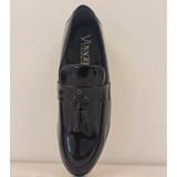 Voyager Tassel Slip Ons - Black