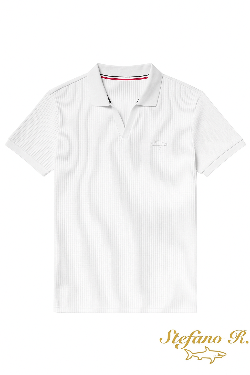 Stefano R Short Sleeve Golfer Stone