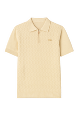 Stefano R Short Sleeve Knitted Golfer Plain