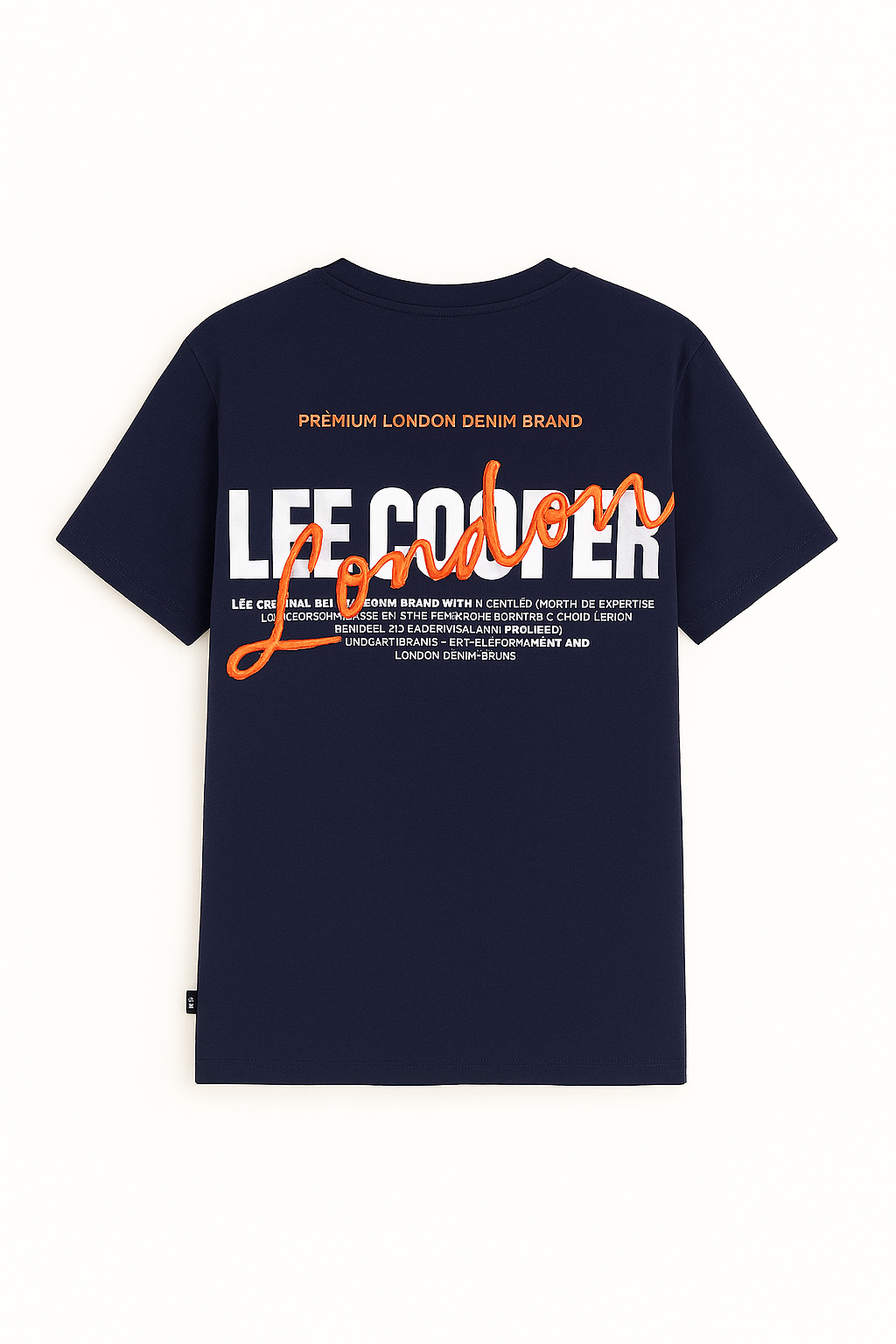 Lee Cooper Maxwell Back Printed Short Sleeve Tee