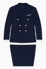 Double Brested Navy Suit jacket and pants