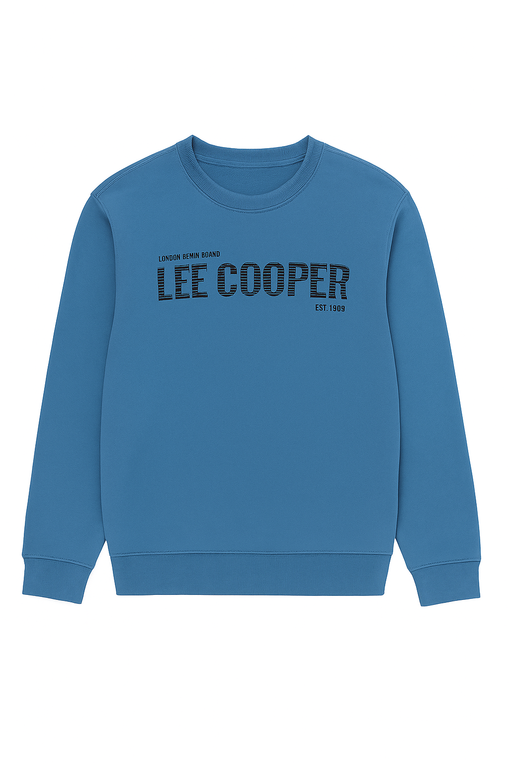 Lee Cooper Seth Front Printed Long Sleeve Fleece Top