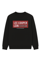 Lee Cooper Front Printed Long Sleeve Fleece Top