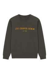 Lee Cooper Front Printed Long Sleeve Fleece Top
