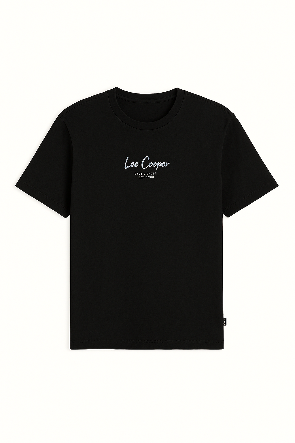 Lee Cooper Printed Short Sleeve Black Tee