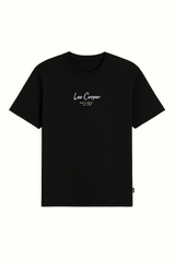 Lee Cooper Printed Short Sleeve Black Tee