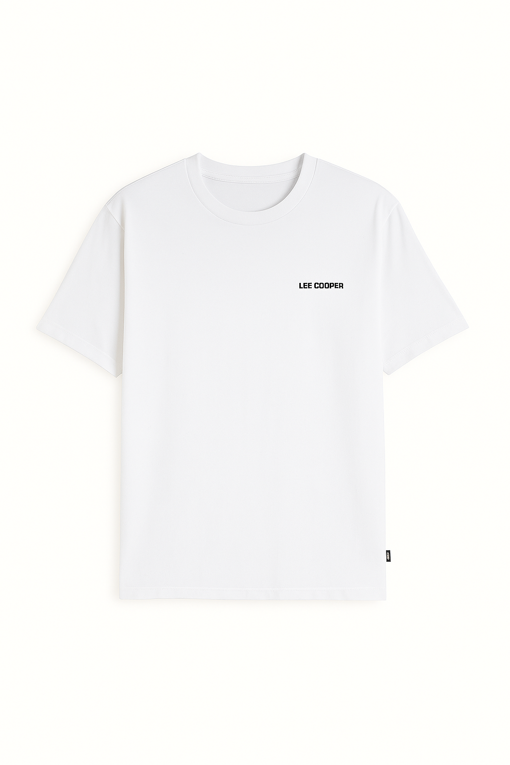 Lee Cooper Printed Short Sleeve White Tee