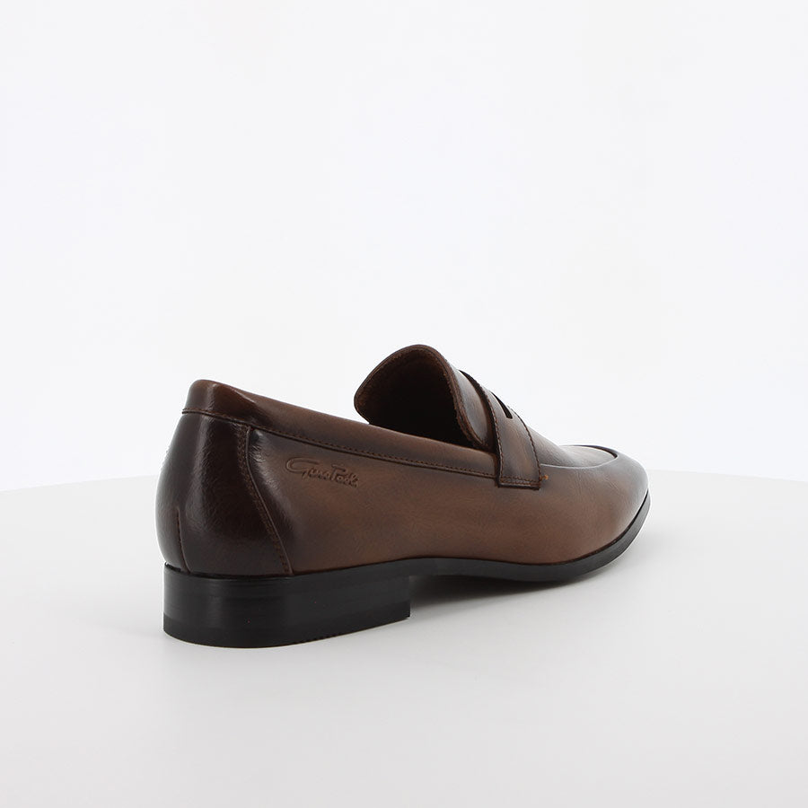 Gino Paoli Gianni Tan Lace Up Formal Wear Shoe