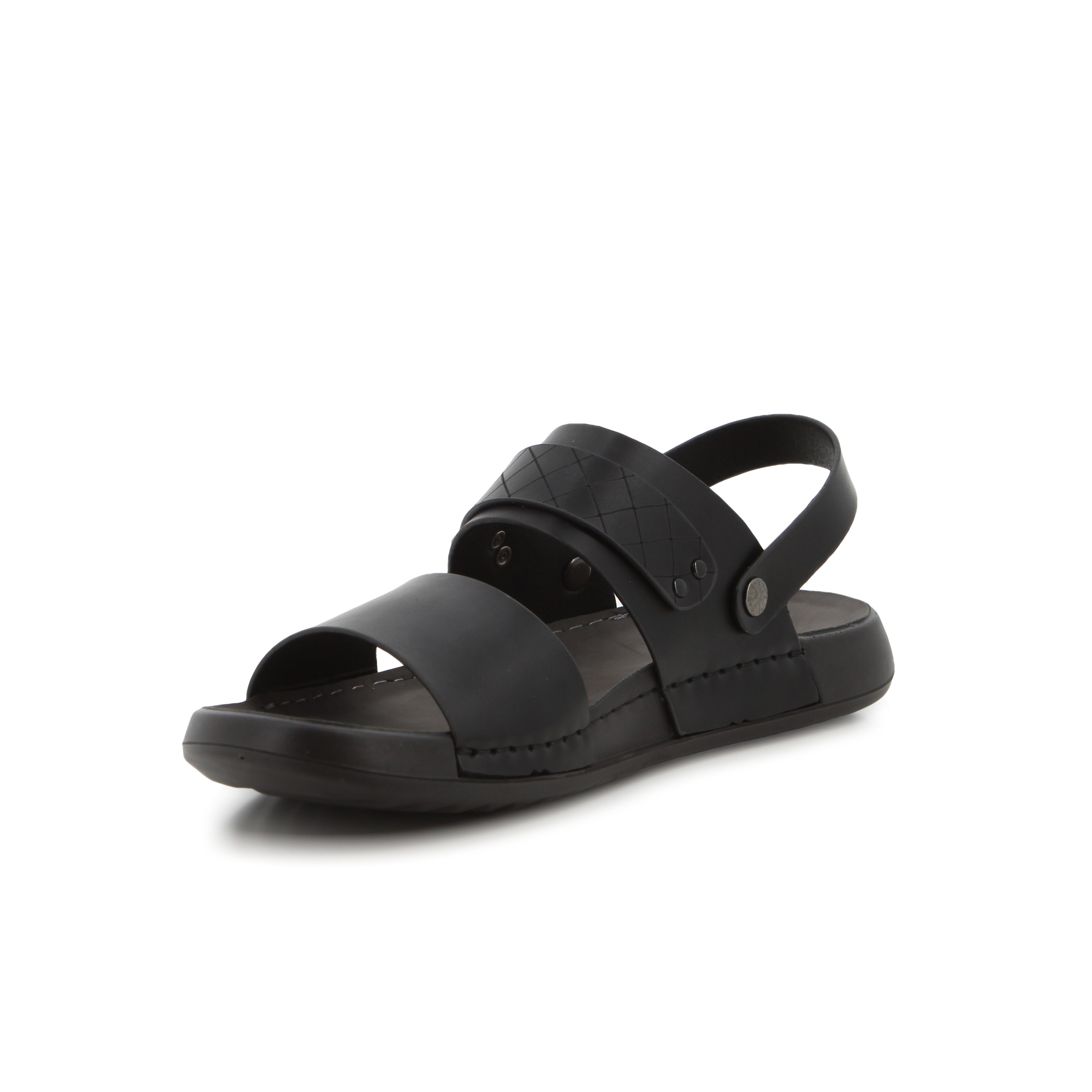 Gino Paoli Pu Sandal Tribe Black