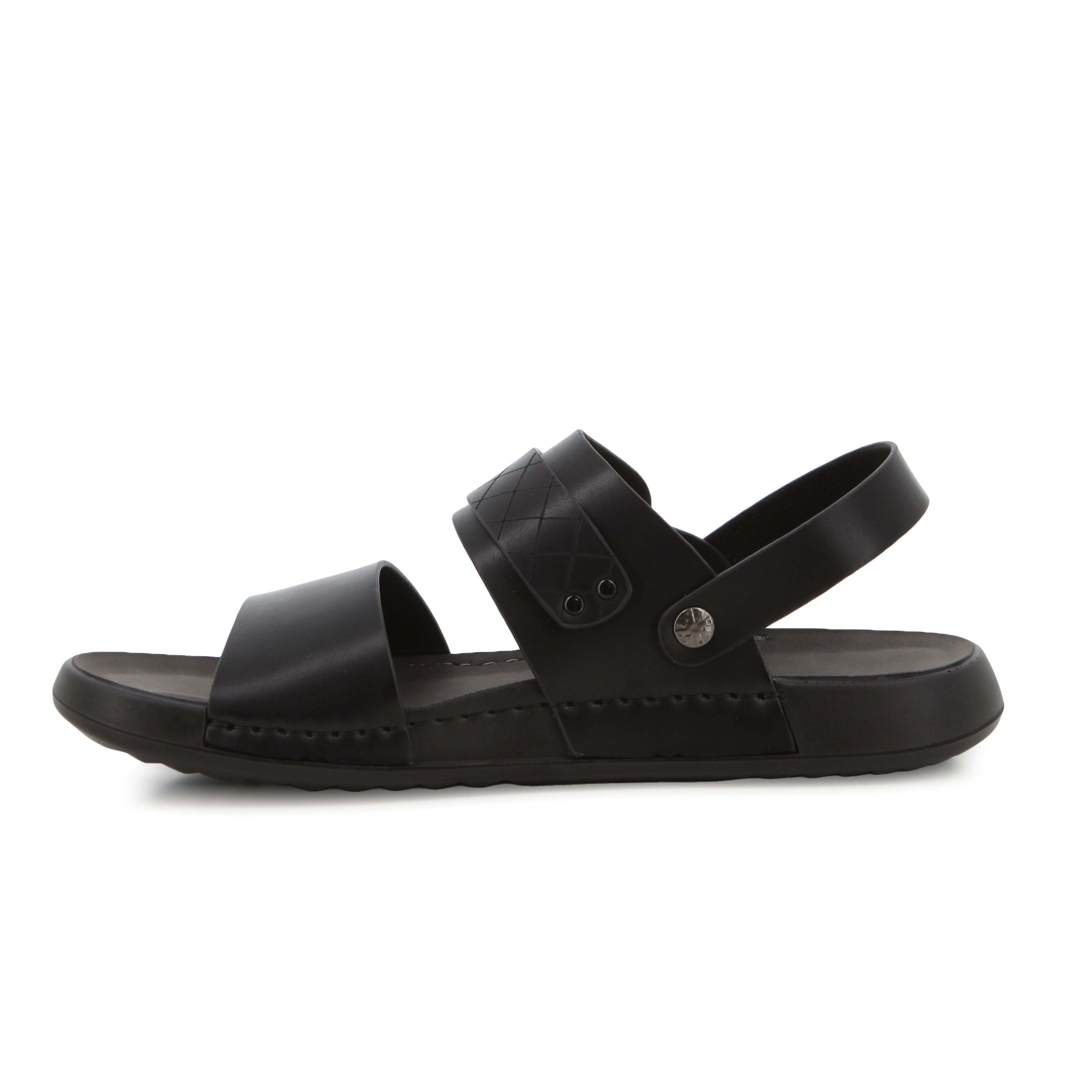 Gino Paoli Pu Sandal Tribe Black