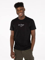 Lee Cooper Printed Short Sleeve Black Tee